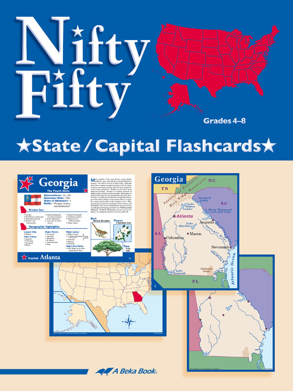 Nifty-Fifty State and Capital Flashcards