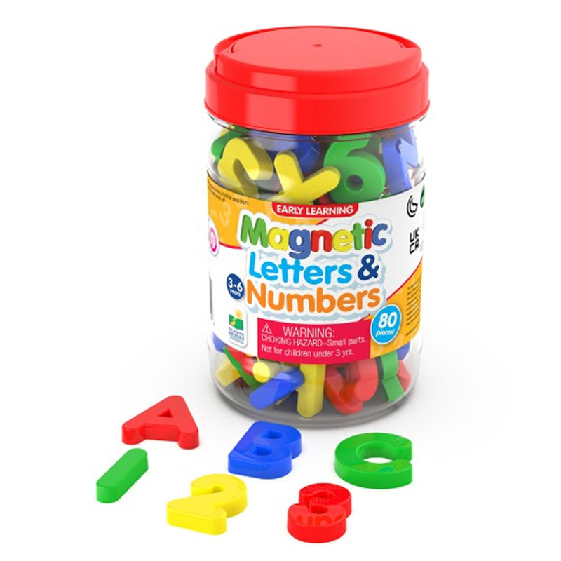 Magnetic Letters & Numbers (80 piece)