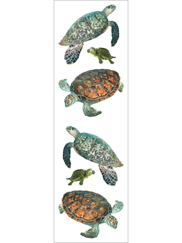 Turtle Stickers (3 sheets) | Mrs. Grossman