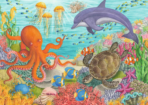 Ocean Friends Puzzle (35 pieces)