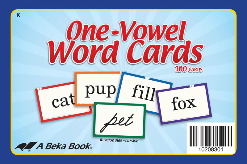 One-Vowel Word Cards