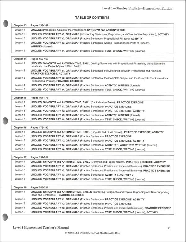 Shurley English Homeschool Kit Level 1 | Shurley Instructional ...