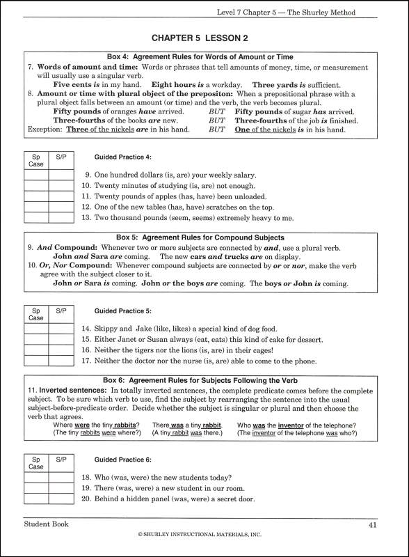 English Made Easy Level 7 Book | Shurley Instructional Materials ...