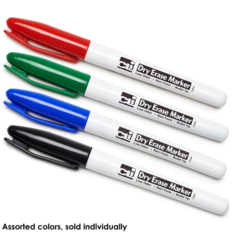 Dry Erase Marker Bullet Tip (assorted color) Charles Leonard