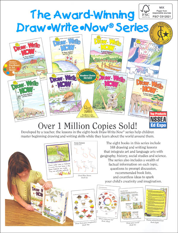 DrawWriteNow Boxed set of 8 In the Think of Things 9781933407647