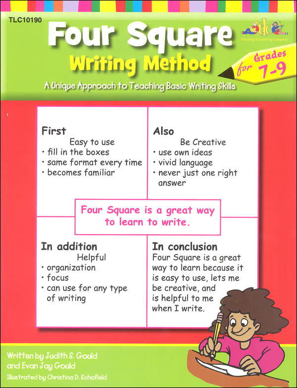 Four square writing method grades 7 9 teaching learning company 
