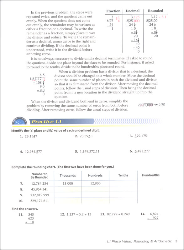 Pre-Algebra Textbook (Revised) | A Beka Book