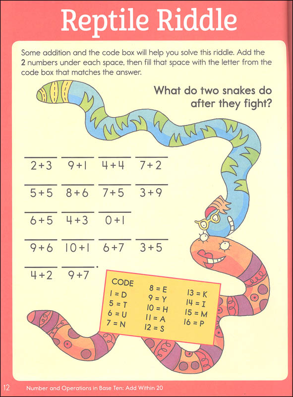 First Grade Addition Learning Fun Workbook | Highlights Learning