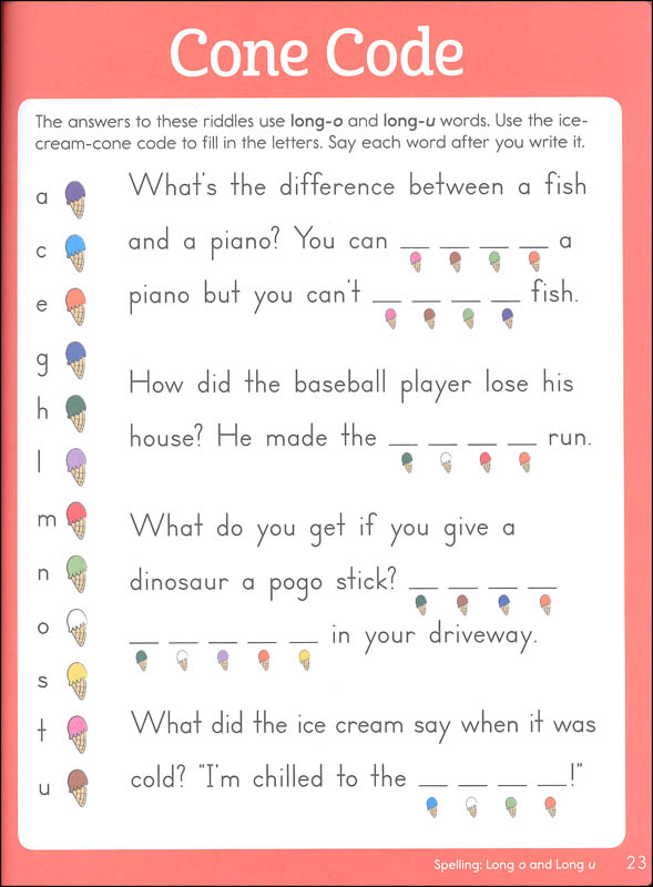 first grade phonics and spelling learning fun workbook highlights