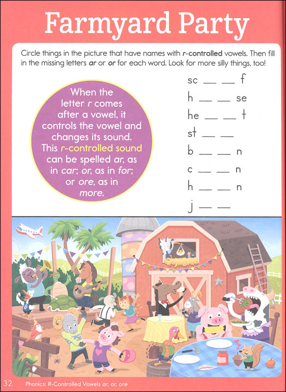 first grade phonics and spelling learning fun workbook highlights