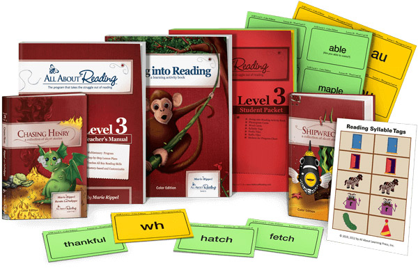 All About Reading Level 3 Materials Color Edition