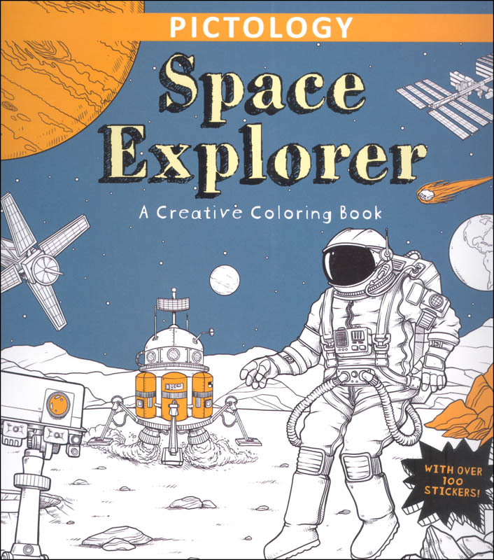 Space Explorer (Pictology) Creative Coloring Book