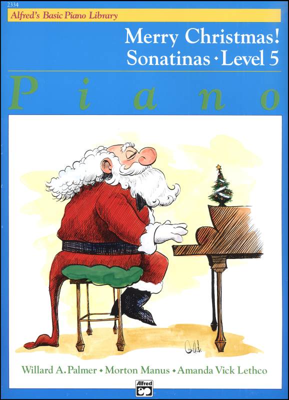 Alfred's Basic Course Level 5 Merry Christmas! Sonatinas Book