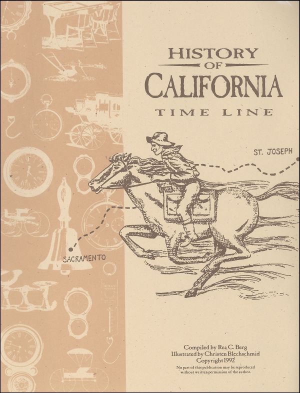 California History Time Line Beautiful Feet Books