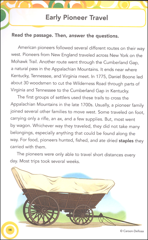 Reading Comprehension Gr 5 Skill Builders | Carson-Dellosa | 9781936023332