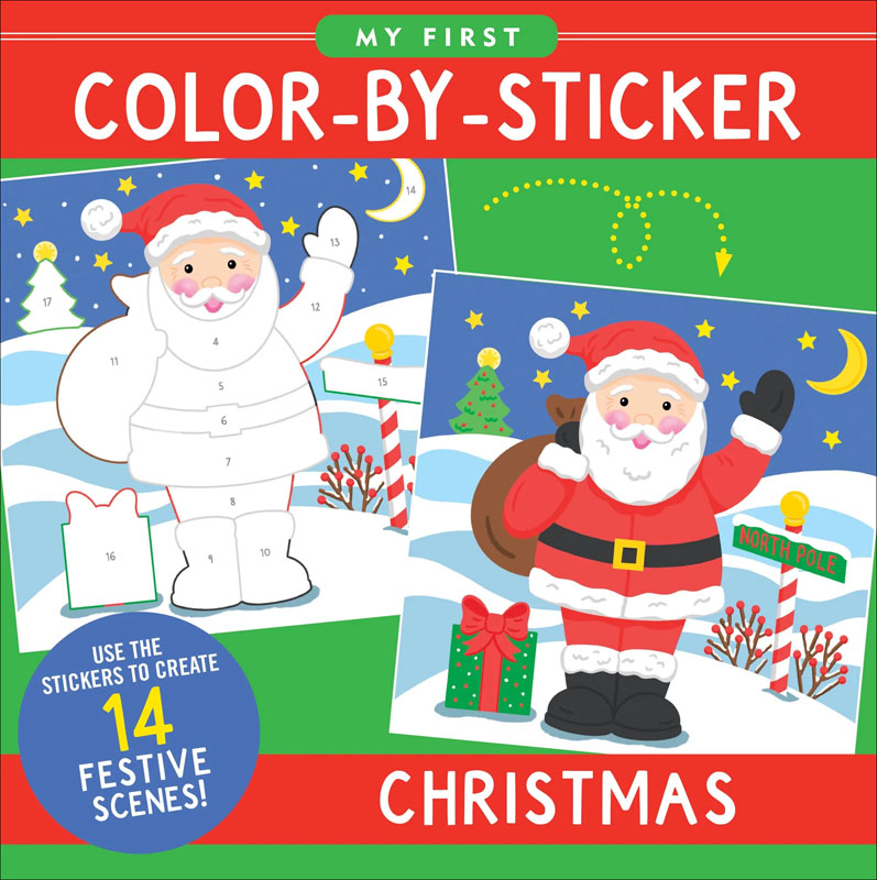 My First ColorBySticker Christmas Peter Pauper Press 9781441339492