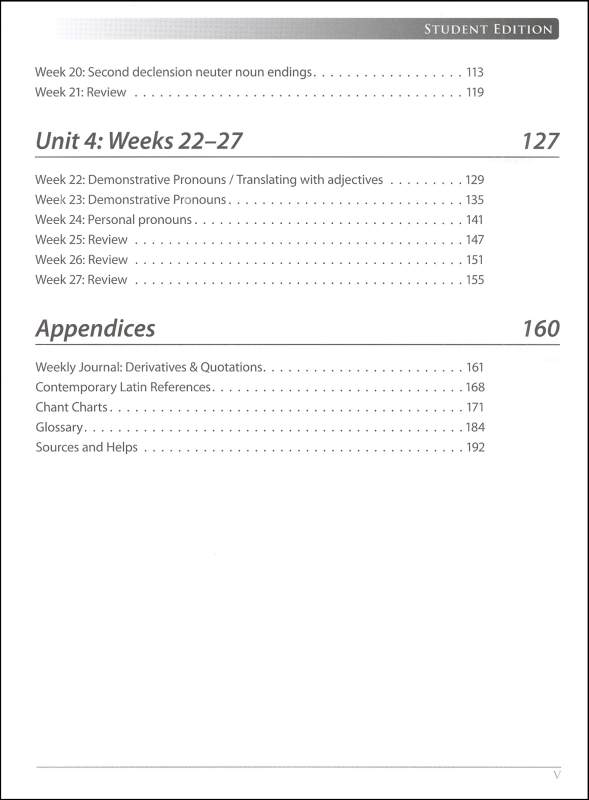 Latin Primer 1 Student 3ED Canon Press 9781591280545