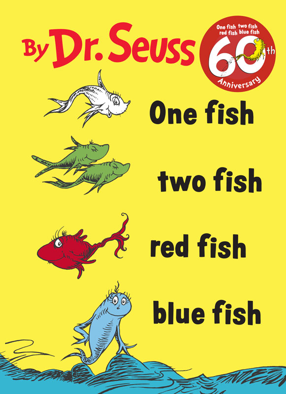 Dr seuss one fish two fish red fish blue fish One Fish Two Fish Red Fish Blue Fish Random House 9780394800134
