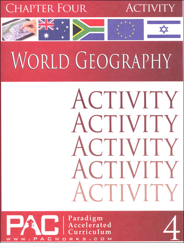 World Geography - Chapter 4 Activities