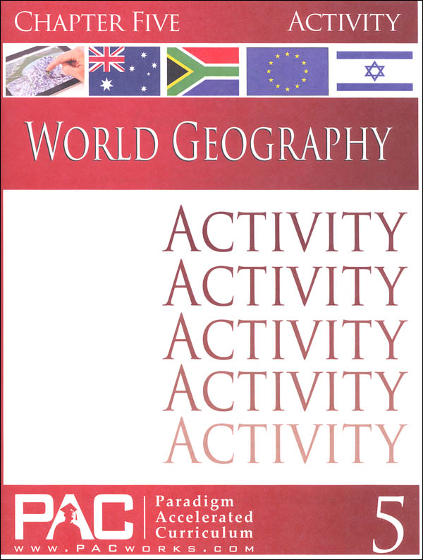 World Geography - Chapter 5 Activities