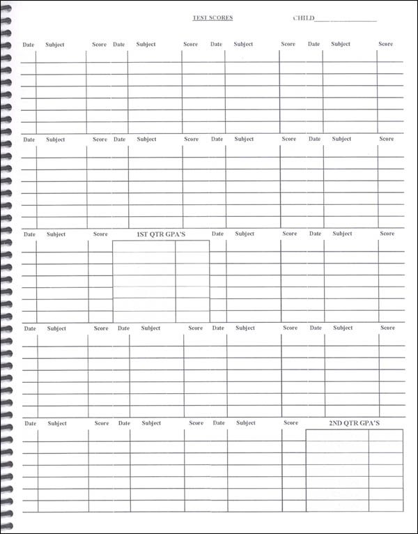 Homeschool Daily Planner for Curriculum | Aaron Publishing | 9780970226518