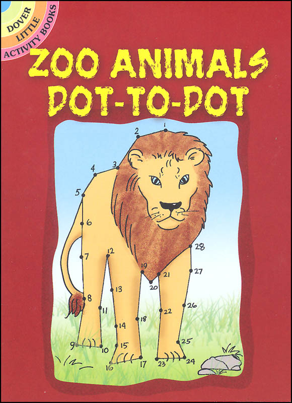 Zoo Animals Dot-to-Dot Little Activity Book | Dover Publications |  9780486420905