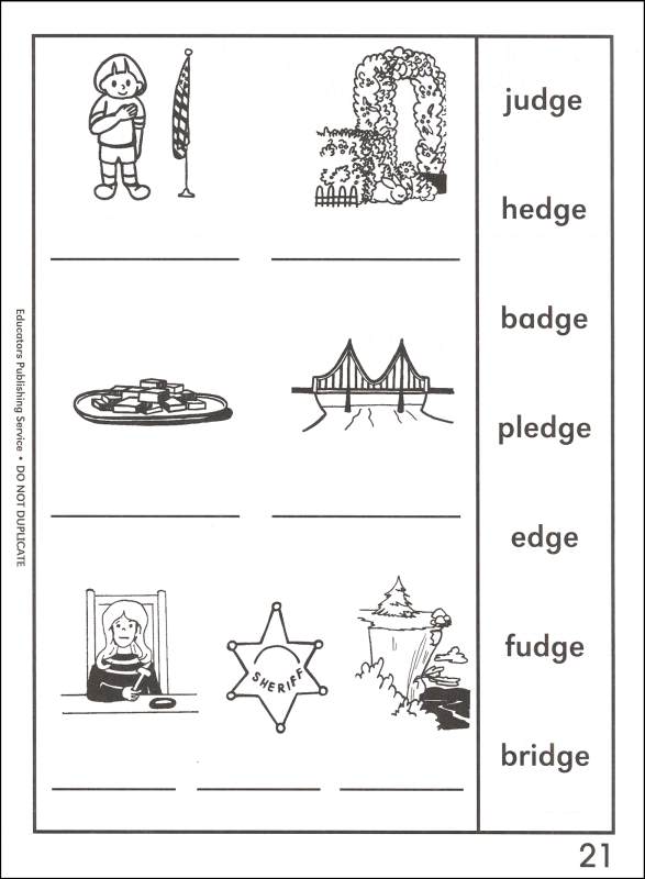 Primary Phonics Workbook 6 | Educators Publishing Service | 9780838820261