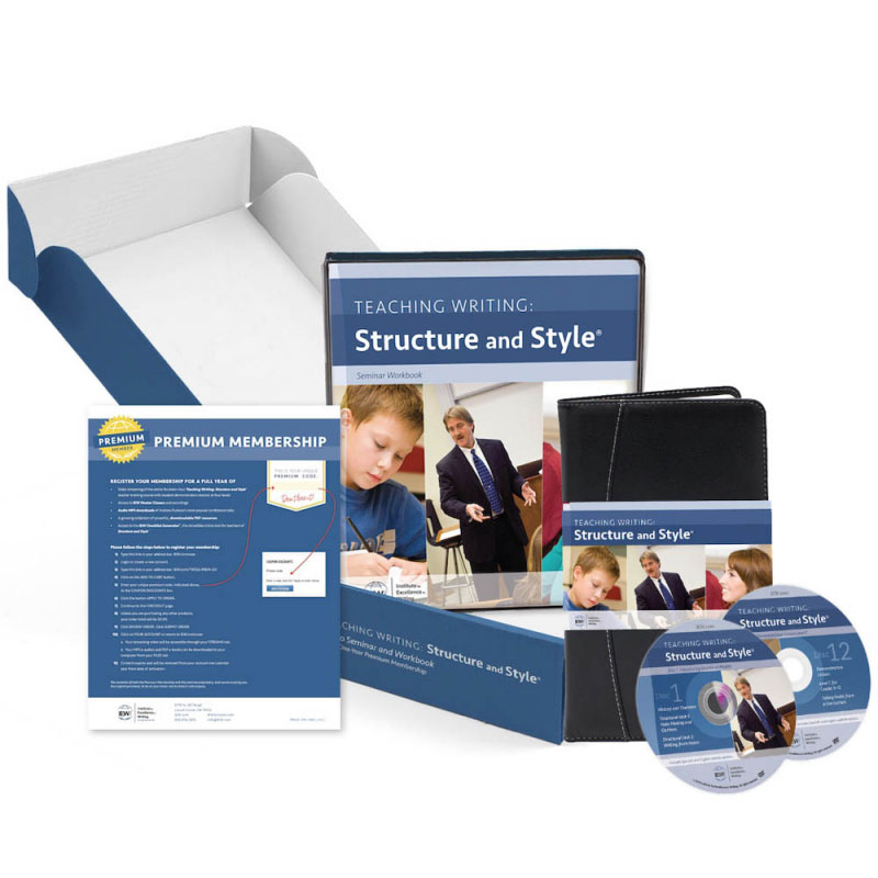 Teaching Writing: Structure and Style (DVDs, Workbook, Premium Membership)