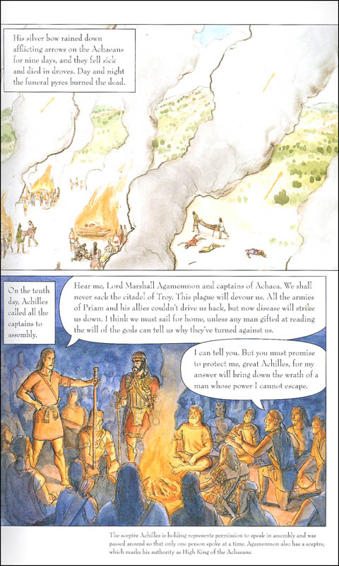 Iliad Graphic Novel Adaptation | Candlewick Press | 9780763696634