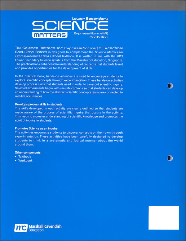 Lower Secondary Science Matters Practical B | Marshall Cavendish ...