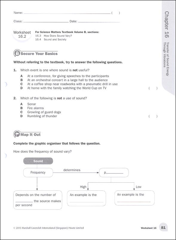 Lower Secondary Science Matters Workbook Vol. B | Marshall Cavendish | 9789810117399