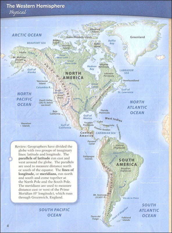 Geography Studies & Projects: Western Hemisphere Student Book | A Beka ...