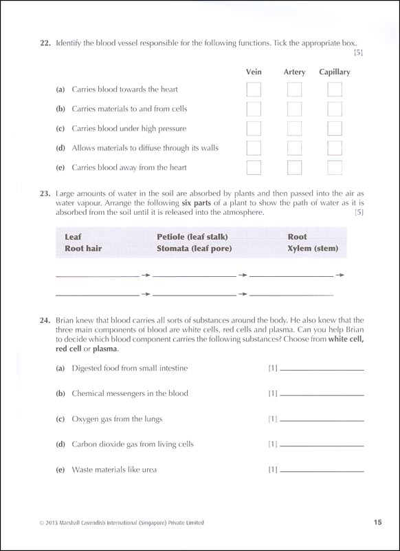 Lower Secondary Science Structured Questions Vol. B | Marshall ...