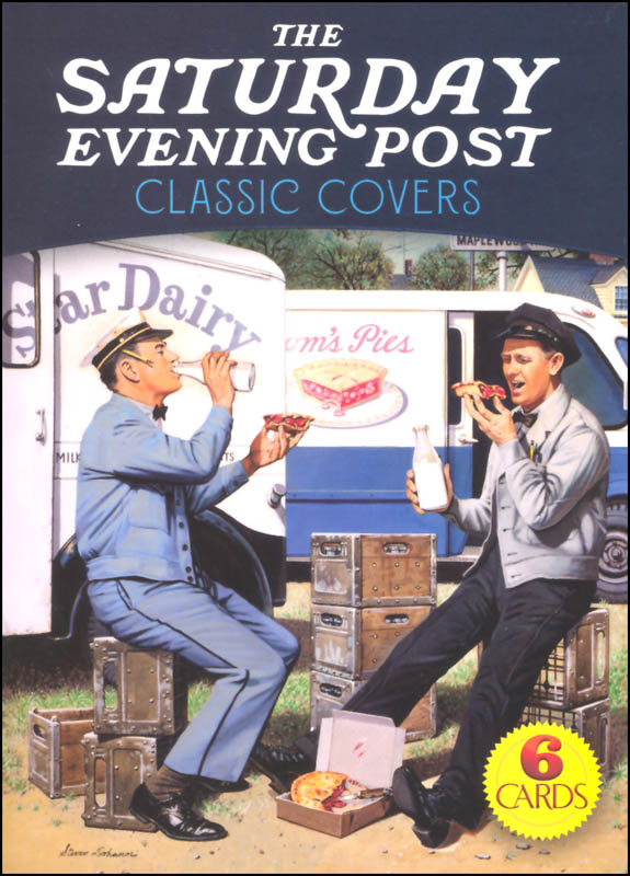 Saturday Evening Post Classic Covers Art Postcard Book Dover Publications 9780486838144