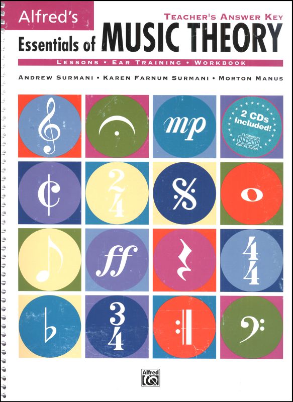 Essentials of Music Theory Answer Key and Ear Training CDs