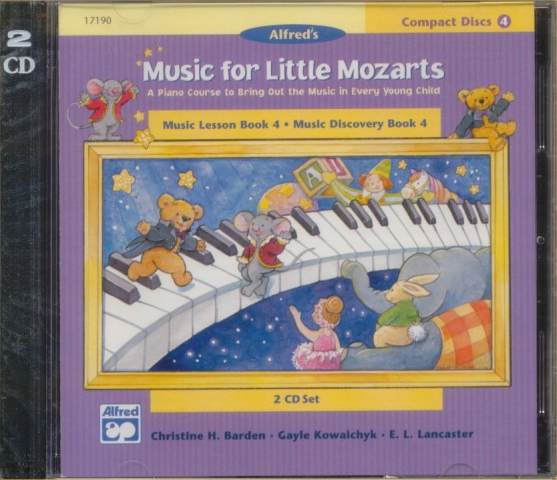 Music for Little Mozarts CDs for Book 4