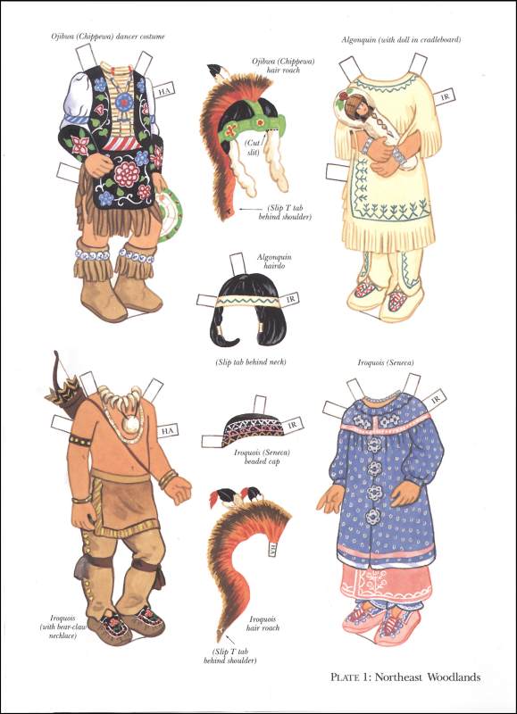 North American Indian Boy and Girl Paper Doll | Dover Publications ...