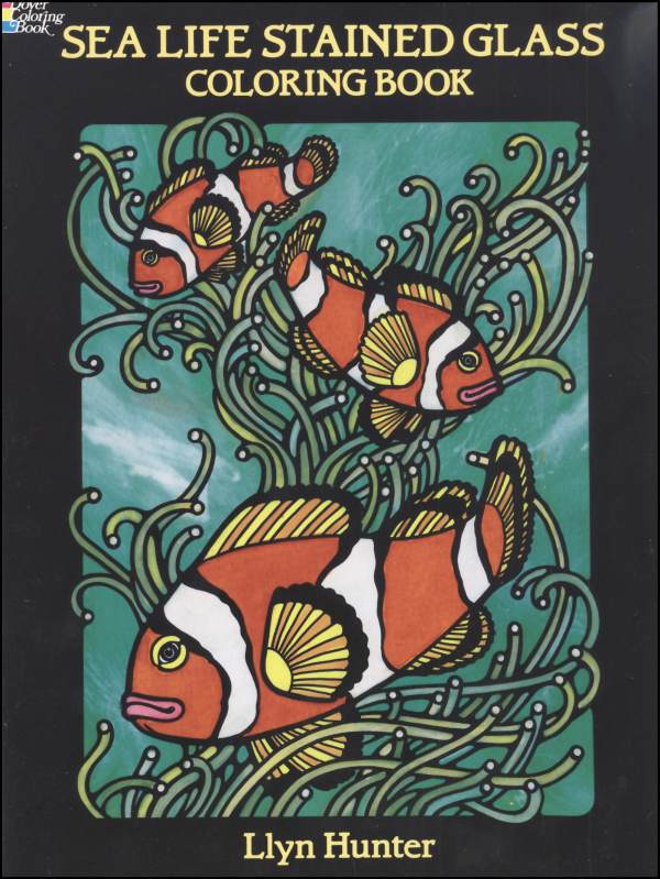 Sea Life Stained Glass Coloring Book | Dover Publications | 9780486264929