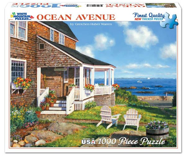 Cafe On The Water 1522pz 1000 Piece Jigsaw Puzzle White Mountain Puzzles