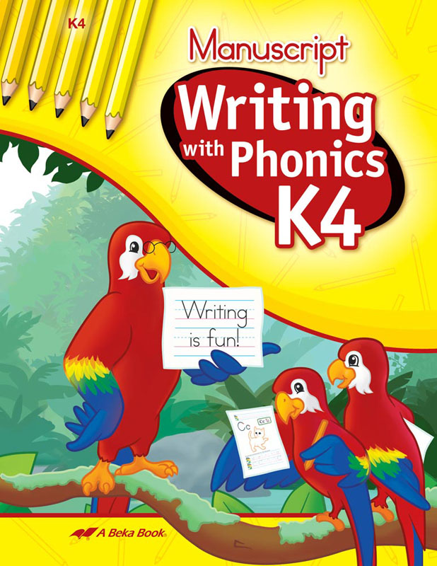 Writing with Phonics K4 Manuscript Bound Book