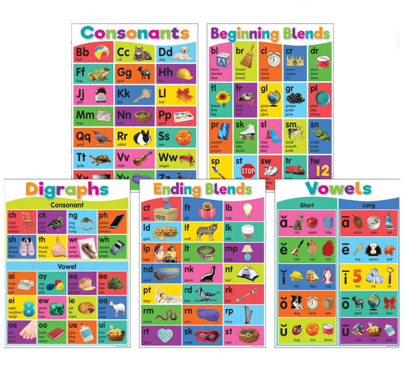 Colorful Phonics Bulletin Board | Teacher Created Resources