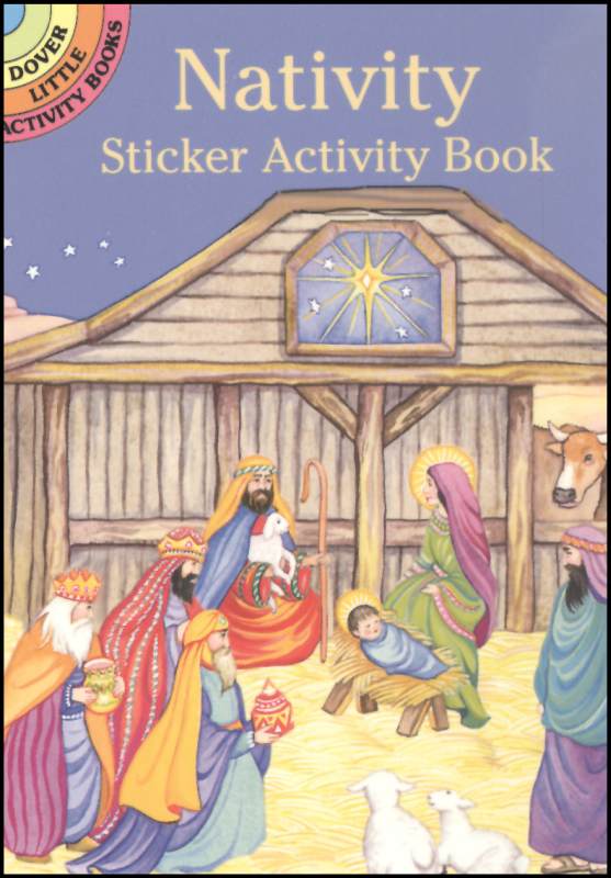 Nativity Small Format Sticker Activity Book Dover Publications