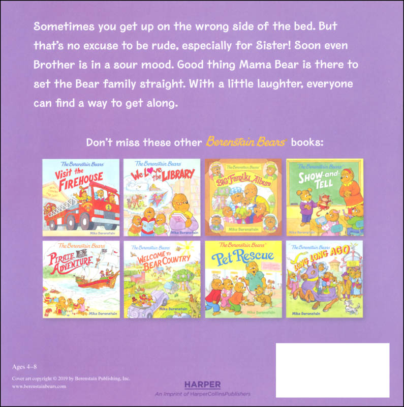 Berenstain Bears That S So Rude Harpercollins 9780062654694