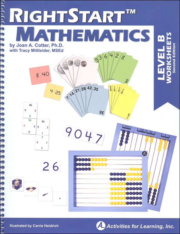 RightStart Mathematics Level B Worksheets 2nd Edition