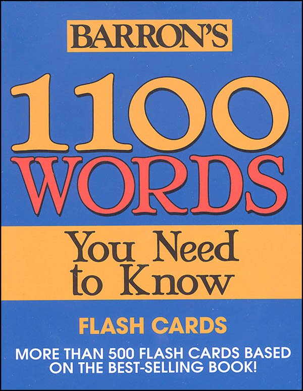 1100 Words You Need to Know Flash Cards