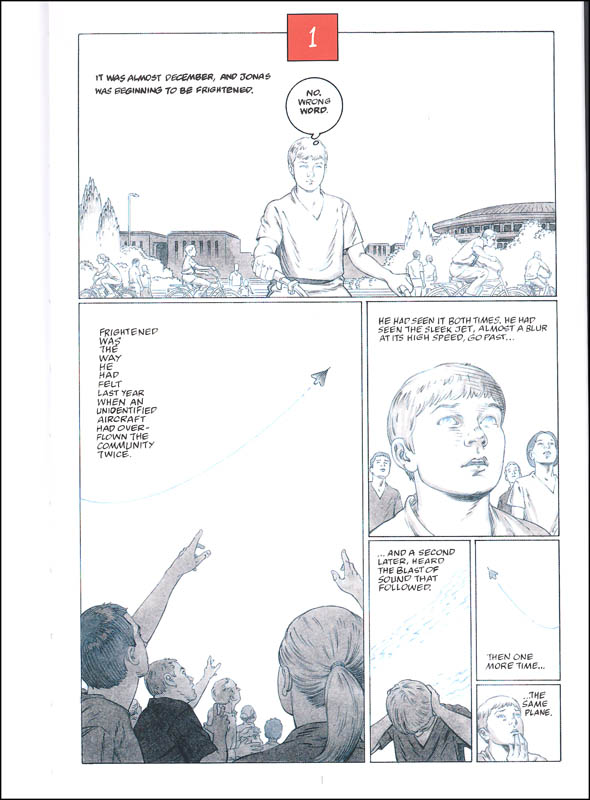 Giver Graphic Novel HMH Books for Young Readers 9780544157880