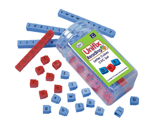 Didax Educational Resources Unifix Letter Blends Cubes Set 