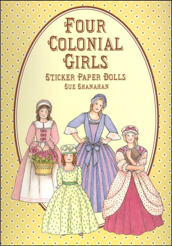 colonial paper dolls