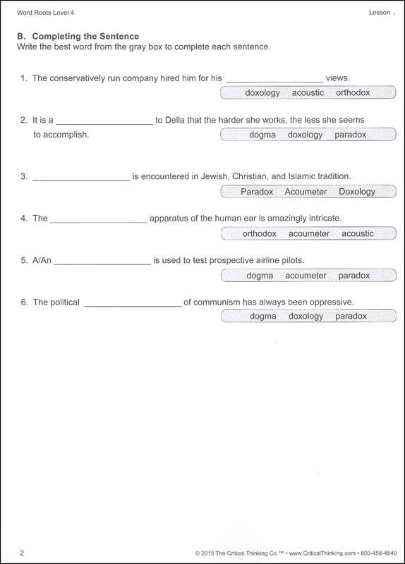 Base word of critical thinking image