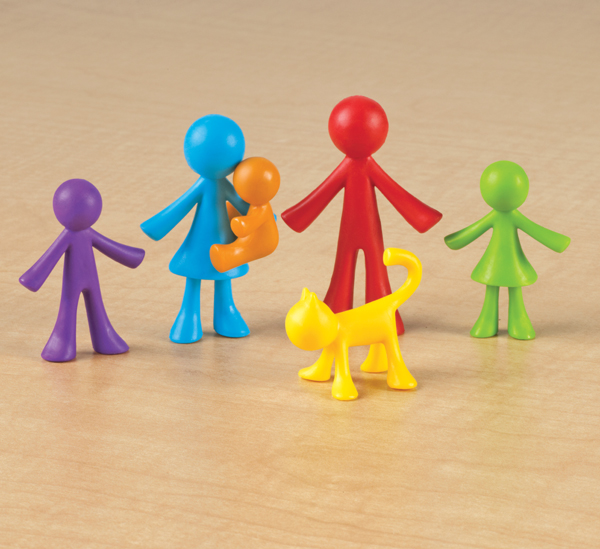 All About Me Family Counters Learning Resources